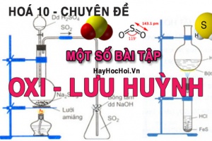 Bài tập về Oxi (O2), Ozon (O3) cơ bản, nâng cao có đáp án và lời giải - hoá lớp 10